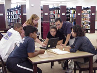 students with laptops